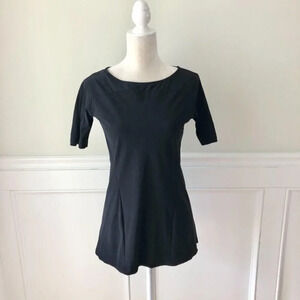 Haven Collective Black Short Sleeve Active Top